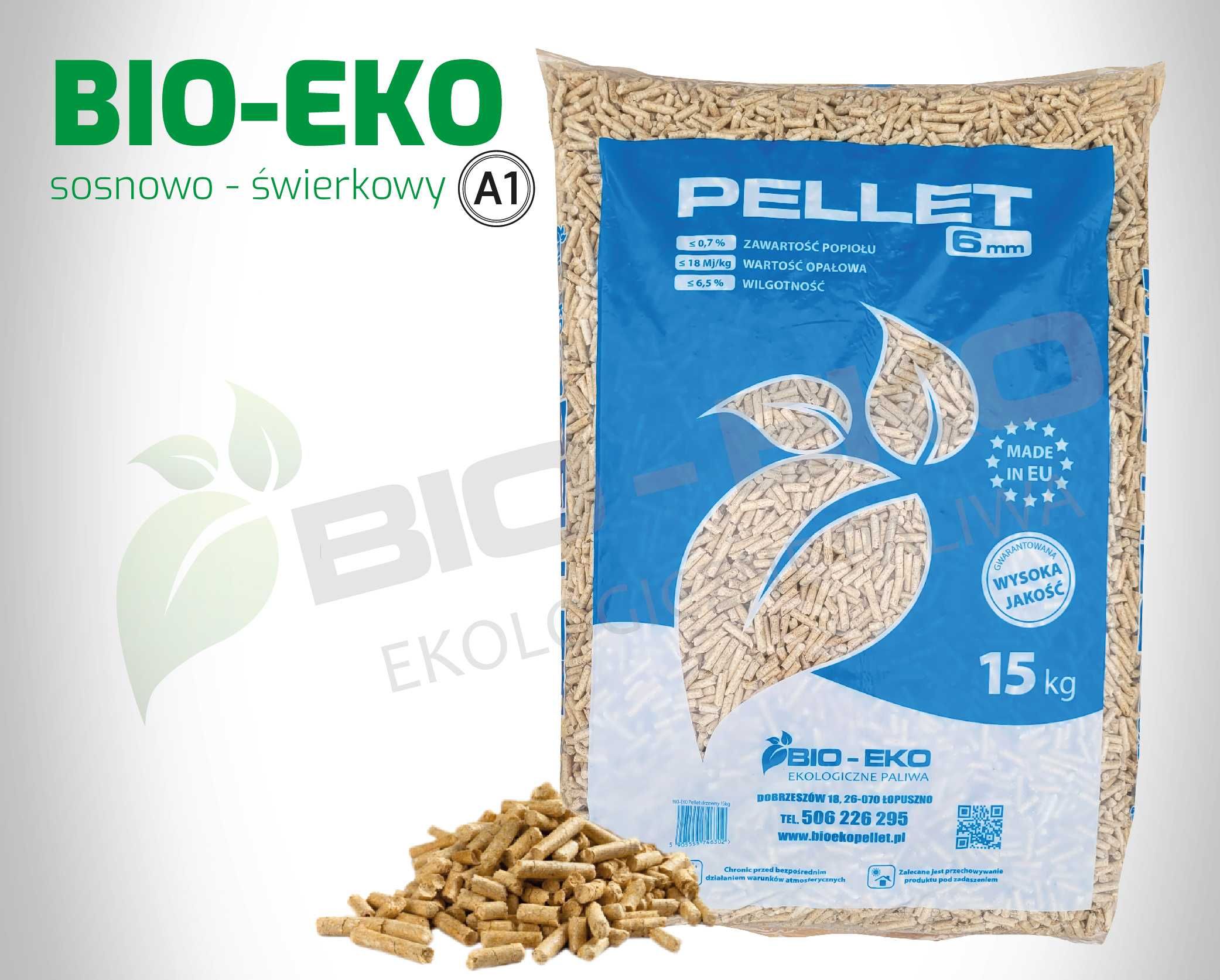 Pellet Pelet DĘBOWO-SOSNOWY 6m BioEko Olczyk Barlinek Rurex Lava Olimp
