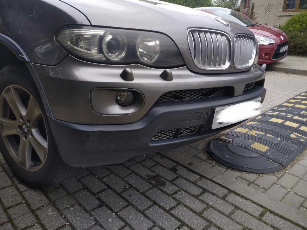 Kompletny zderzak przód przedni BMW X5 E53 lift Sterlinggrau 472