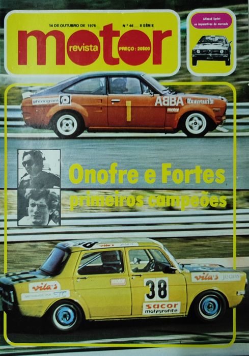 Revistas motor, carros 1976 e 1977