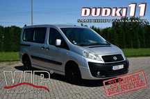 Fiat Scudo 2,0jtd DUDKI11,parktronic,8 osób,klimatyzacja,Opłacony