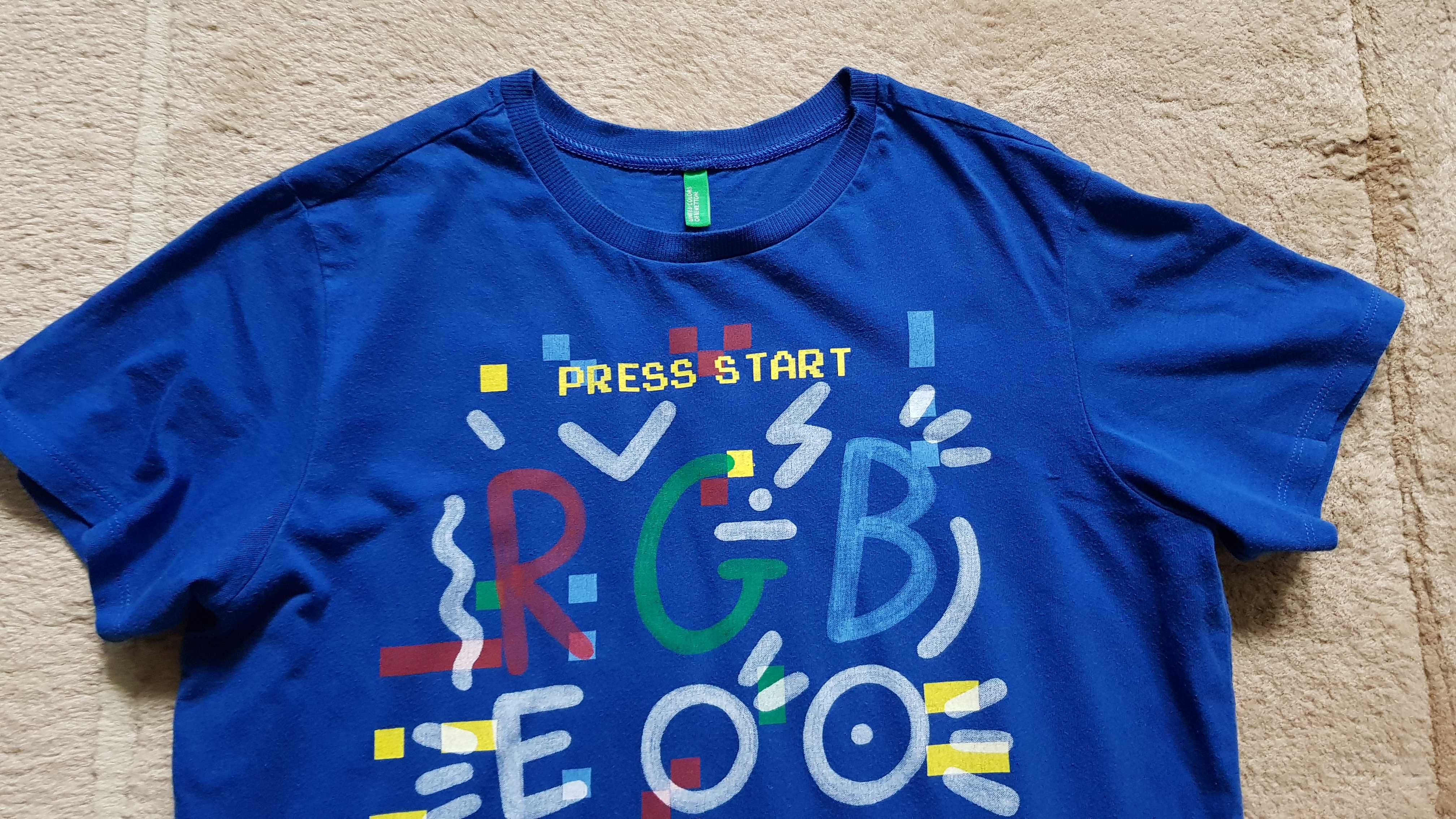 bluzka BENETTON koszulka t-shirt bluzeczka rozmiar 158