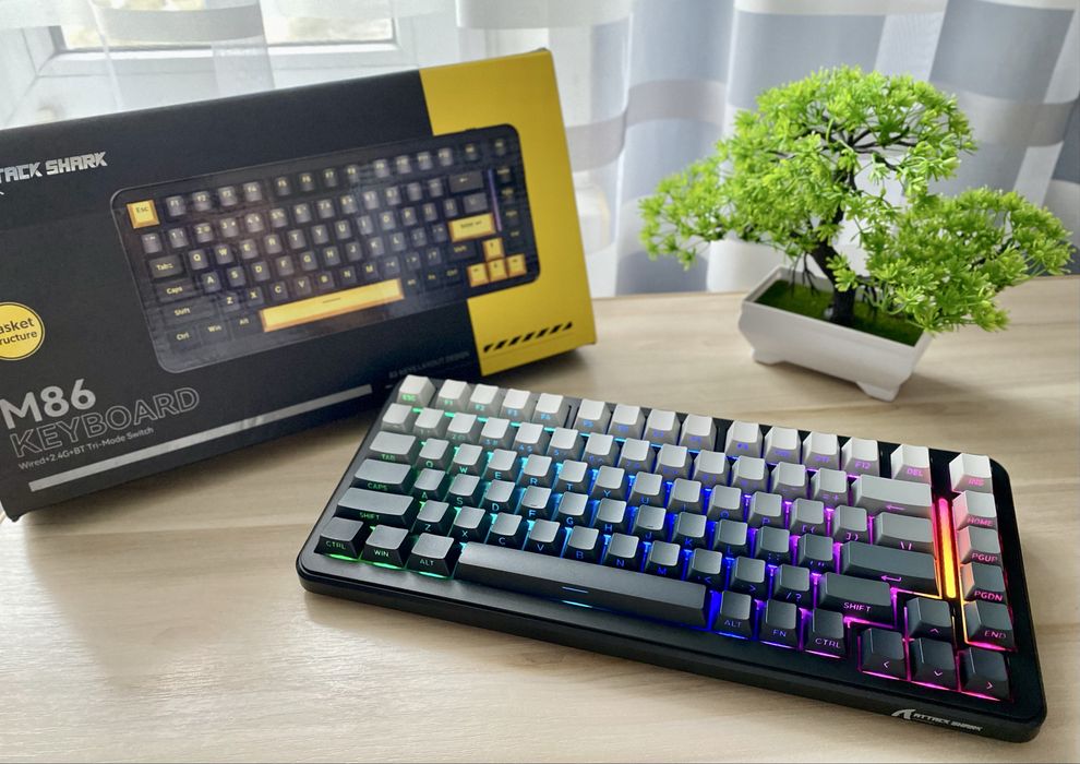 Нова бездротова механічна клавіатура Attack Shark M86