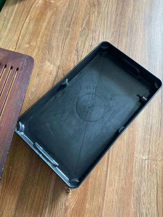 Чабань с пластиковым разносом , дерево бамбук