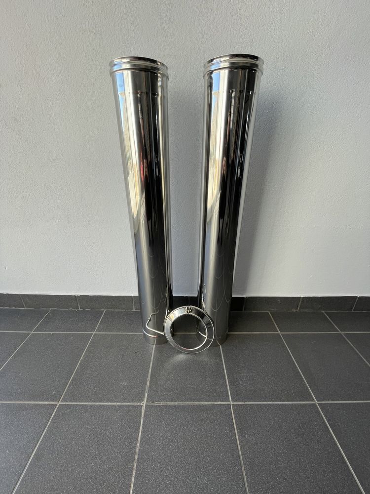 Fumeiros Inox 150 mm novos