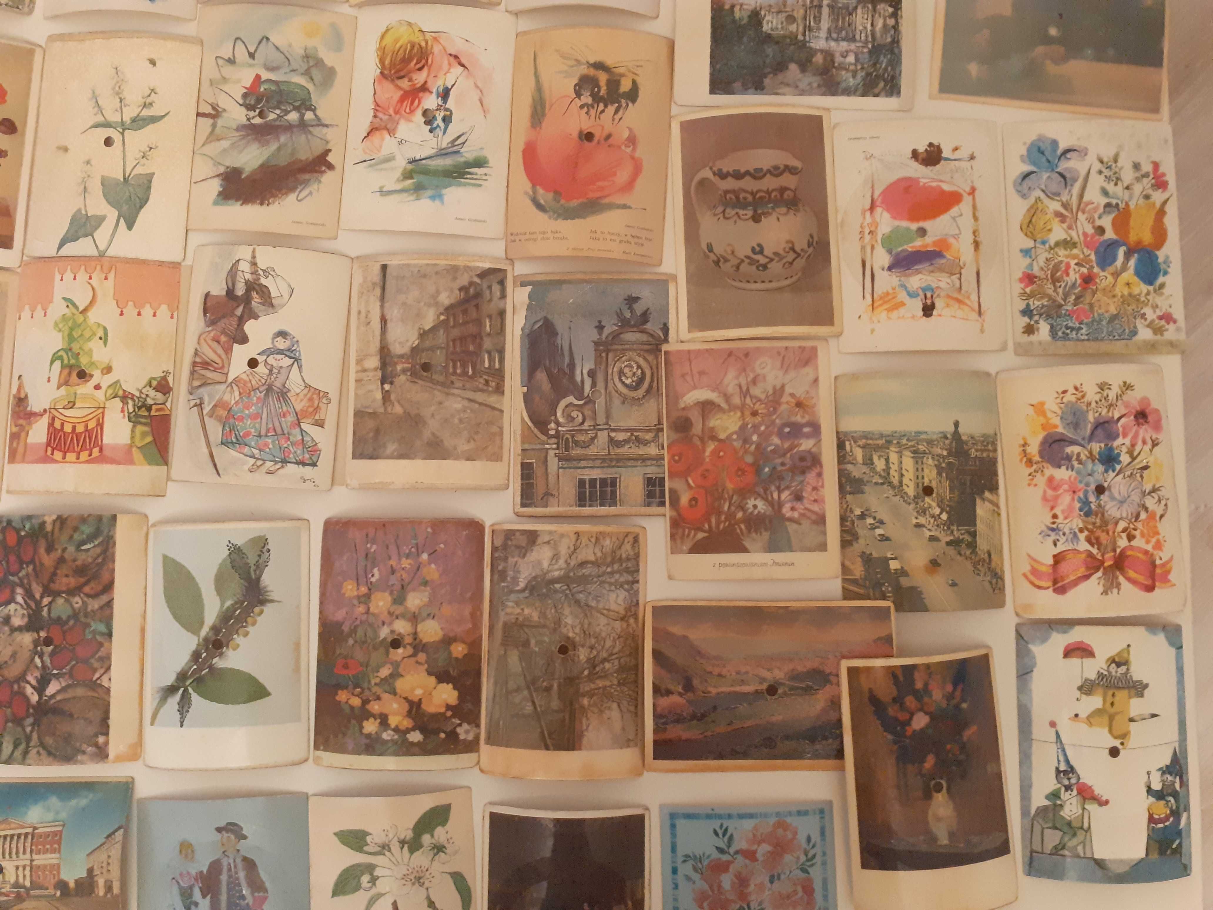 Pocztówki grające 100 sztuk unikat kolekcja prywatna
