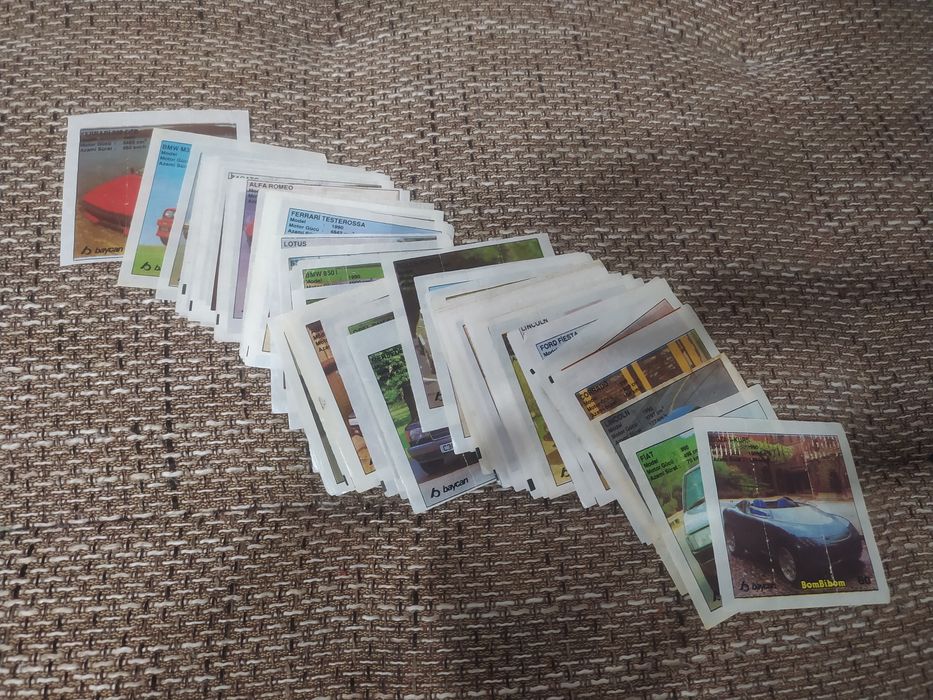 Obrazki z gum Bombibom 1, pełna seria, lata 90