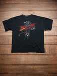 Vintage Retro Dragon Spiral tshirt  czarna koszulka z krótkim rękawem