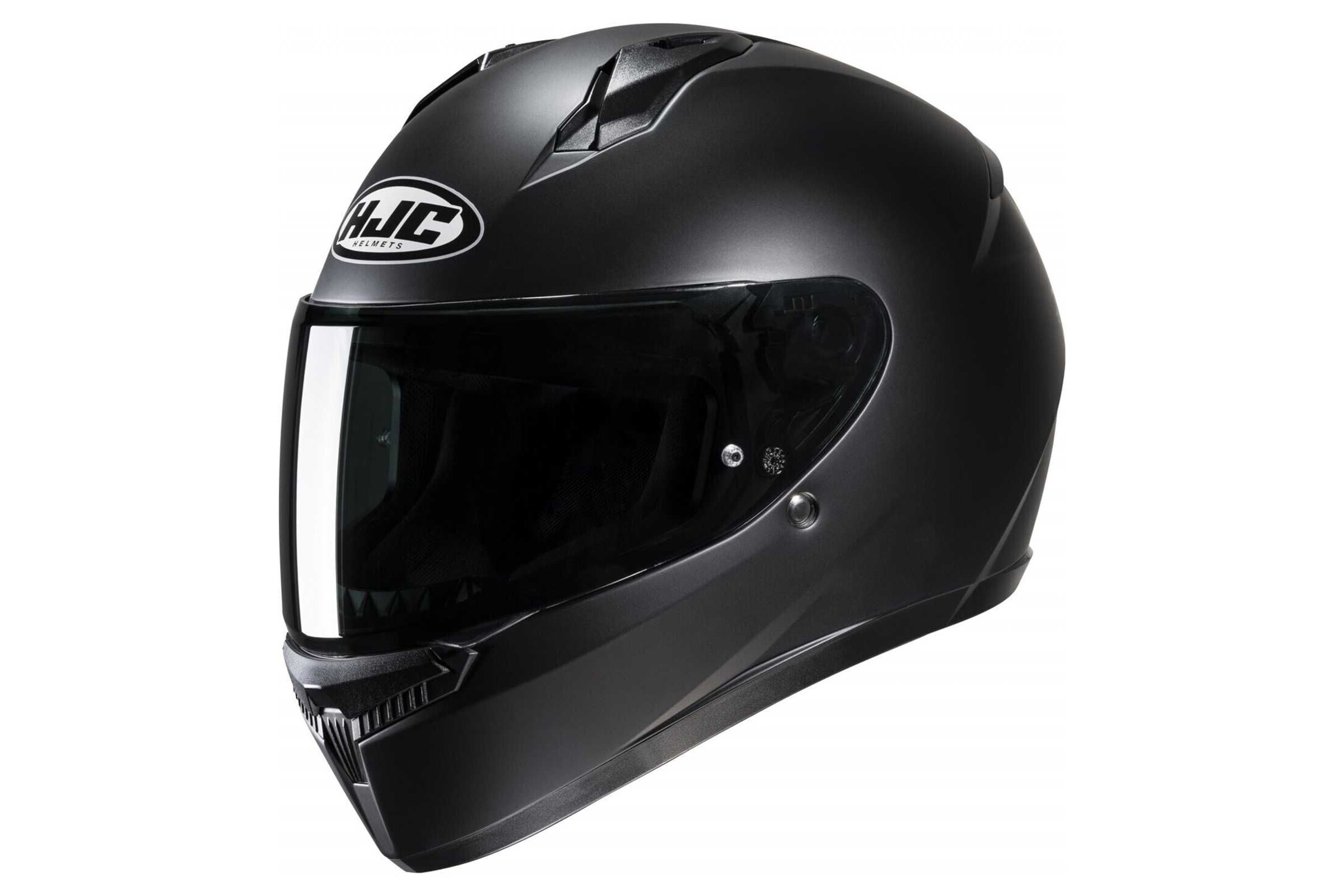 Kask motocyklowy integralny HJC C10 Semi Flat XL - Czarny matowy