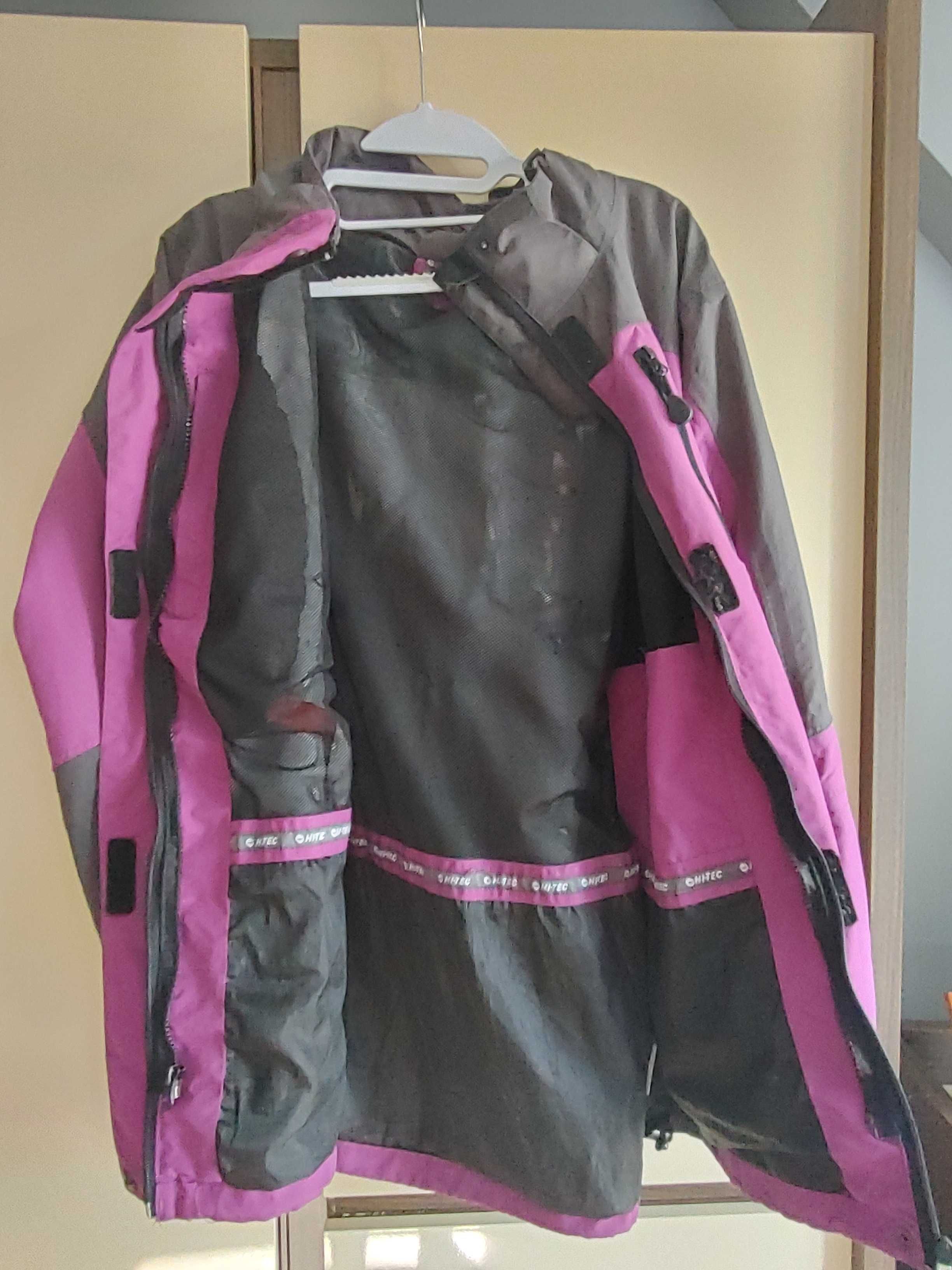 Kurtka Hi-Tec XL damska,na polarze odpinanym.