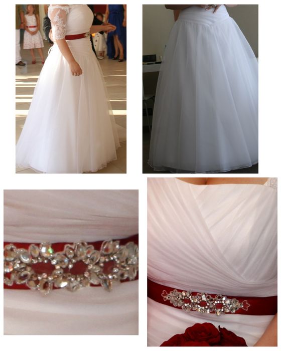 Suknia ślubna plus size klasyczna