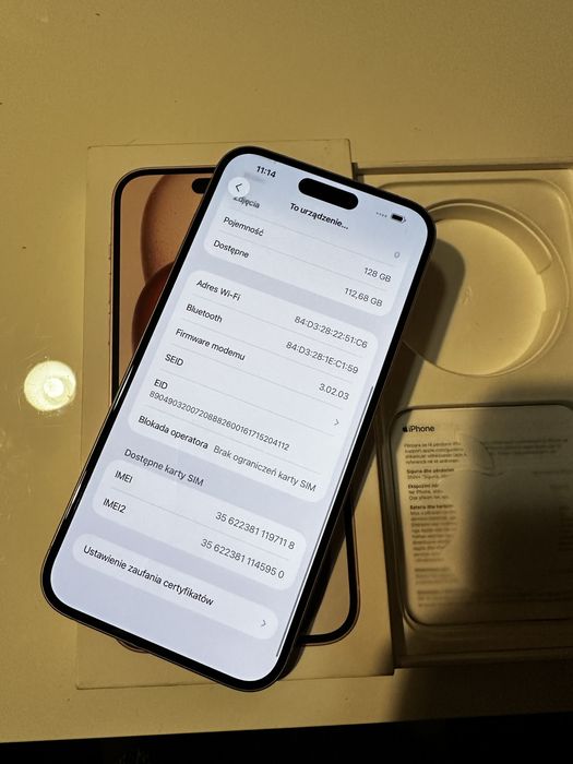 IPHONE 15 Plus 128gb rózowy!