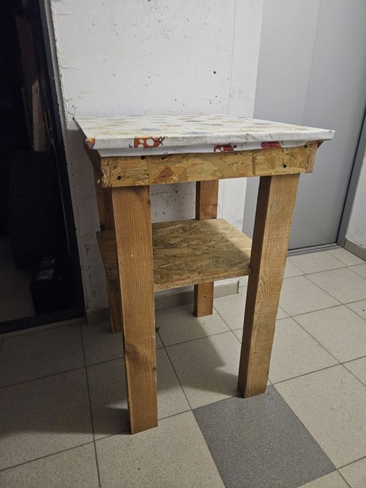 Столик / козел саморобний із бруса та осб