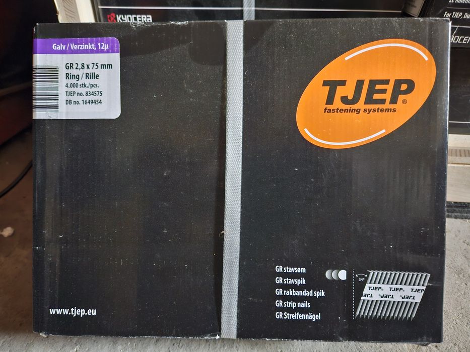 Gwoździe do gwoździarki Tjep