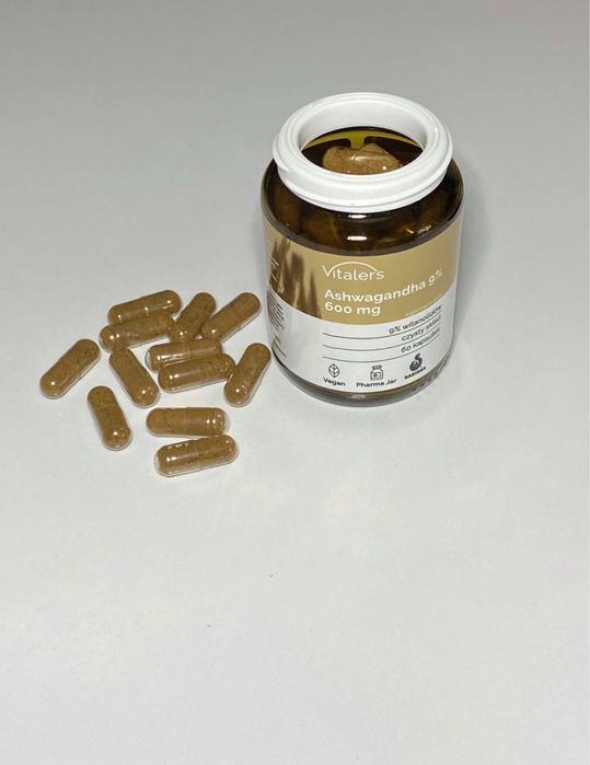 Vitalers Ashwagandha 9% 600 мг. Ашваганда