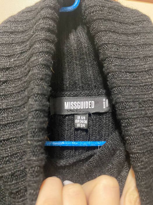 Вязанное теплое платье