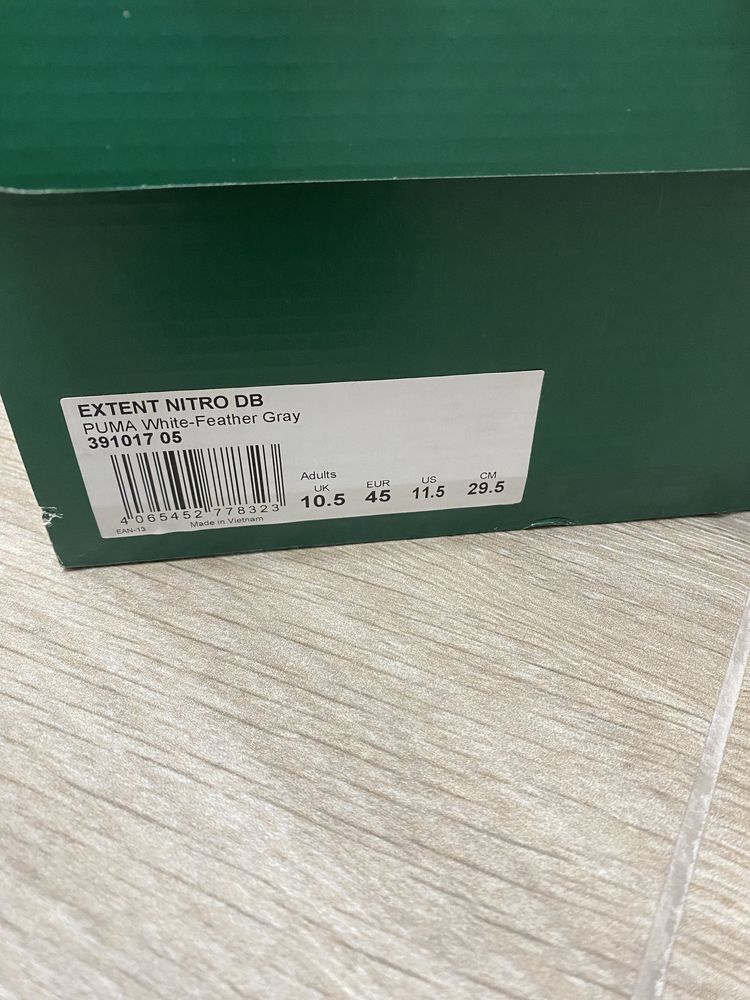 Кроссовки Puma extent nitro DB 45 размер
