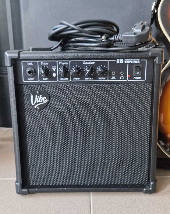 Gitara elektryczna Vision by MSA + wzmacniacz Vibe G15