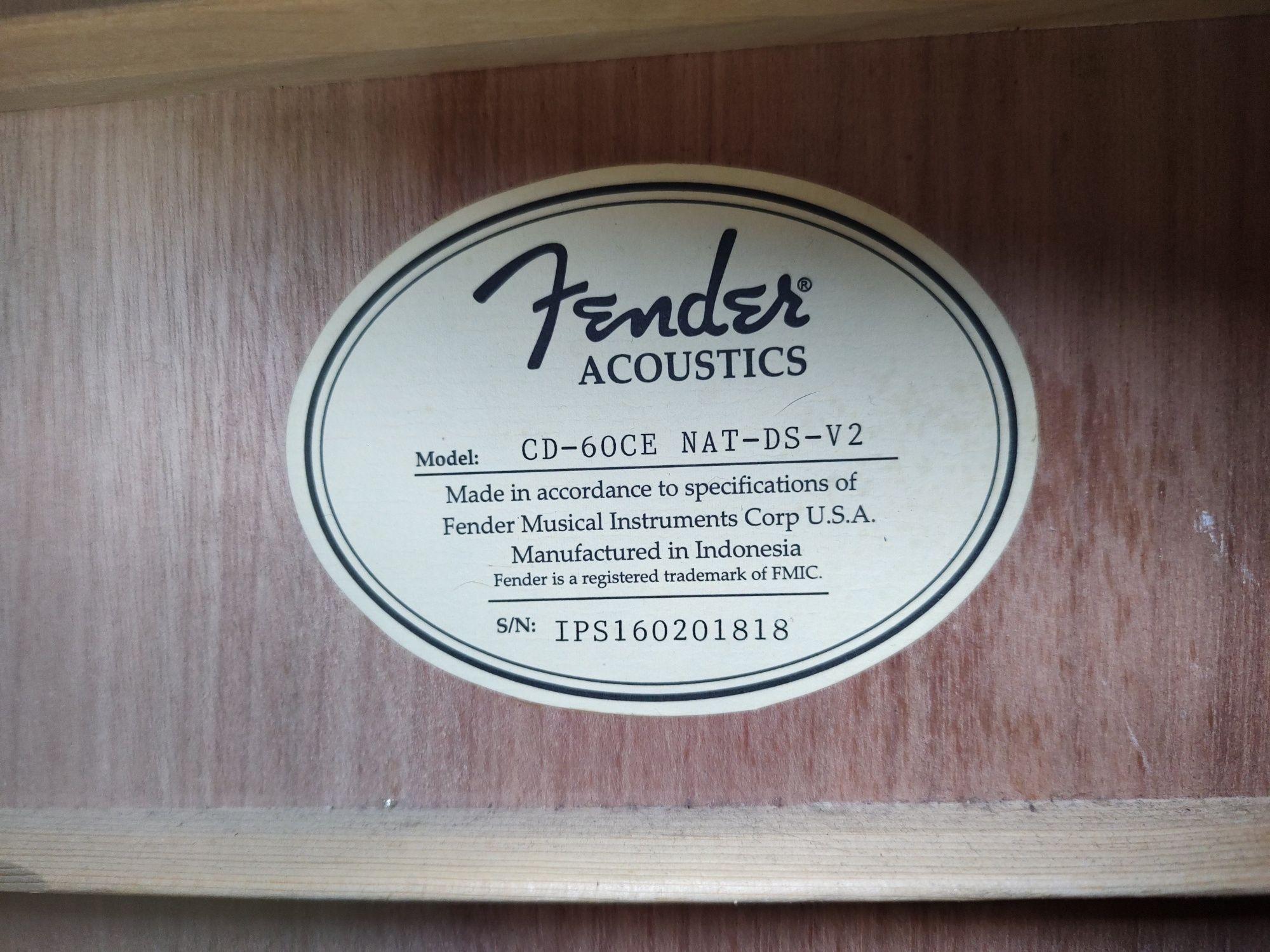 Fender CD-60CE NAT gitara elektroakustyczna CASE Świetny zestaw  !!