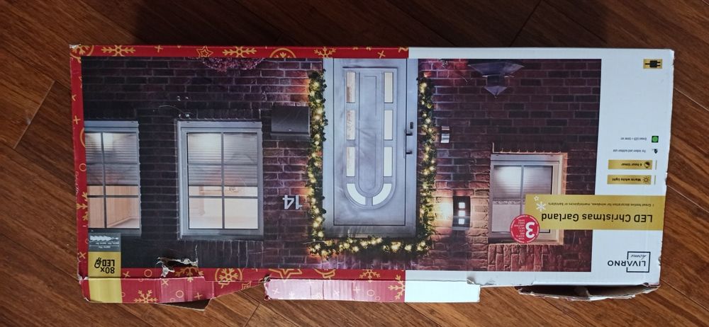 Garland dekoracja  świąteczna  ozdoba na drzwi, okna balkon