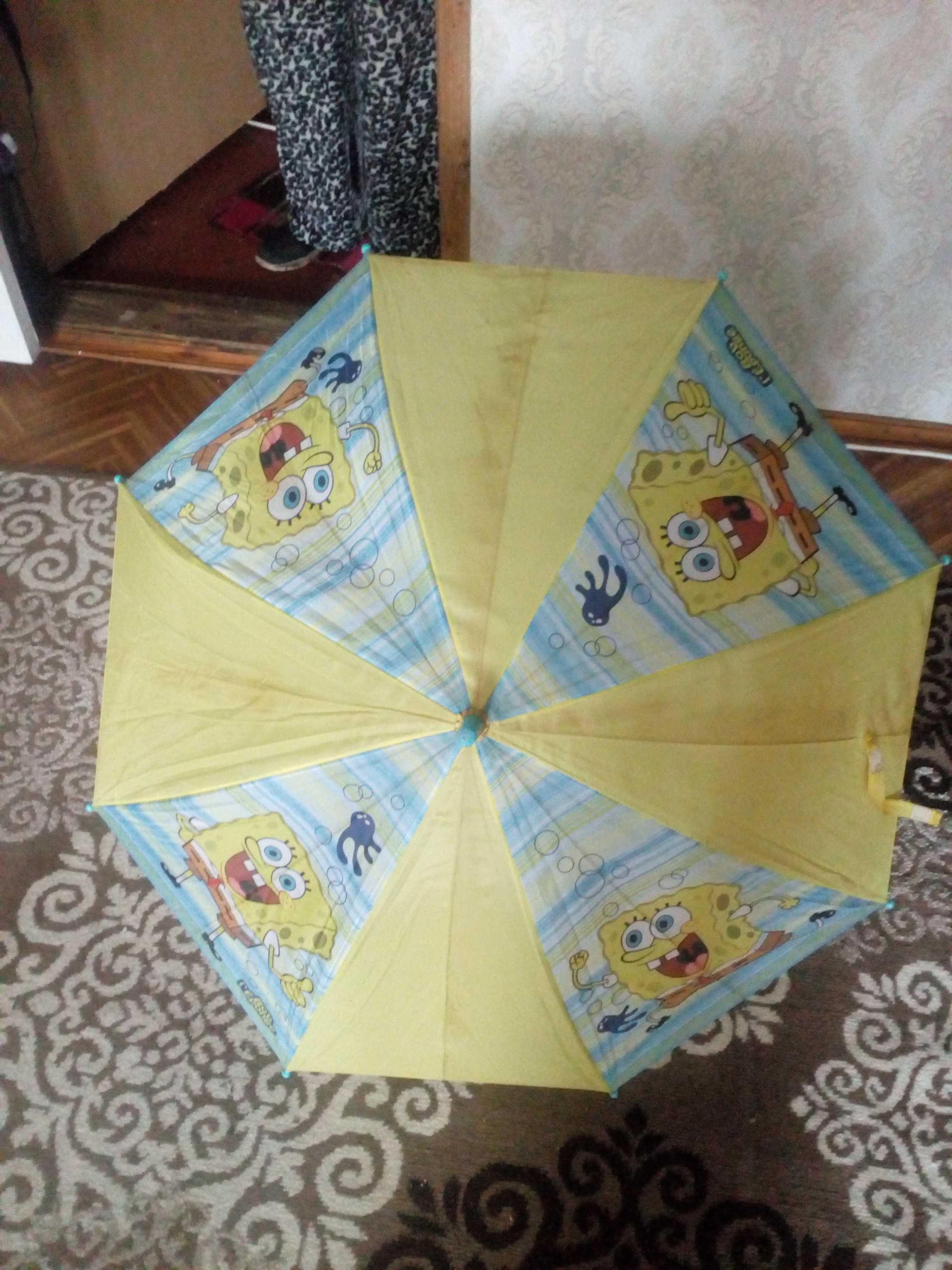 Зонт Губка Боб , парасолька, зонтик SpongeBob SquarePants