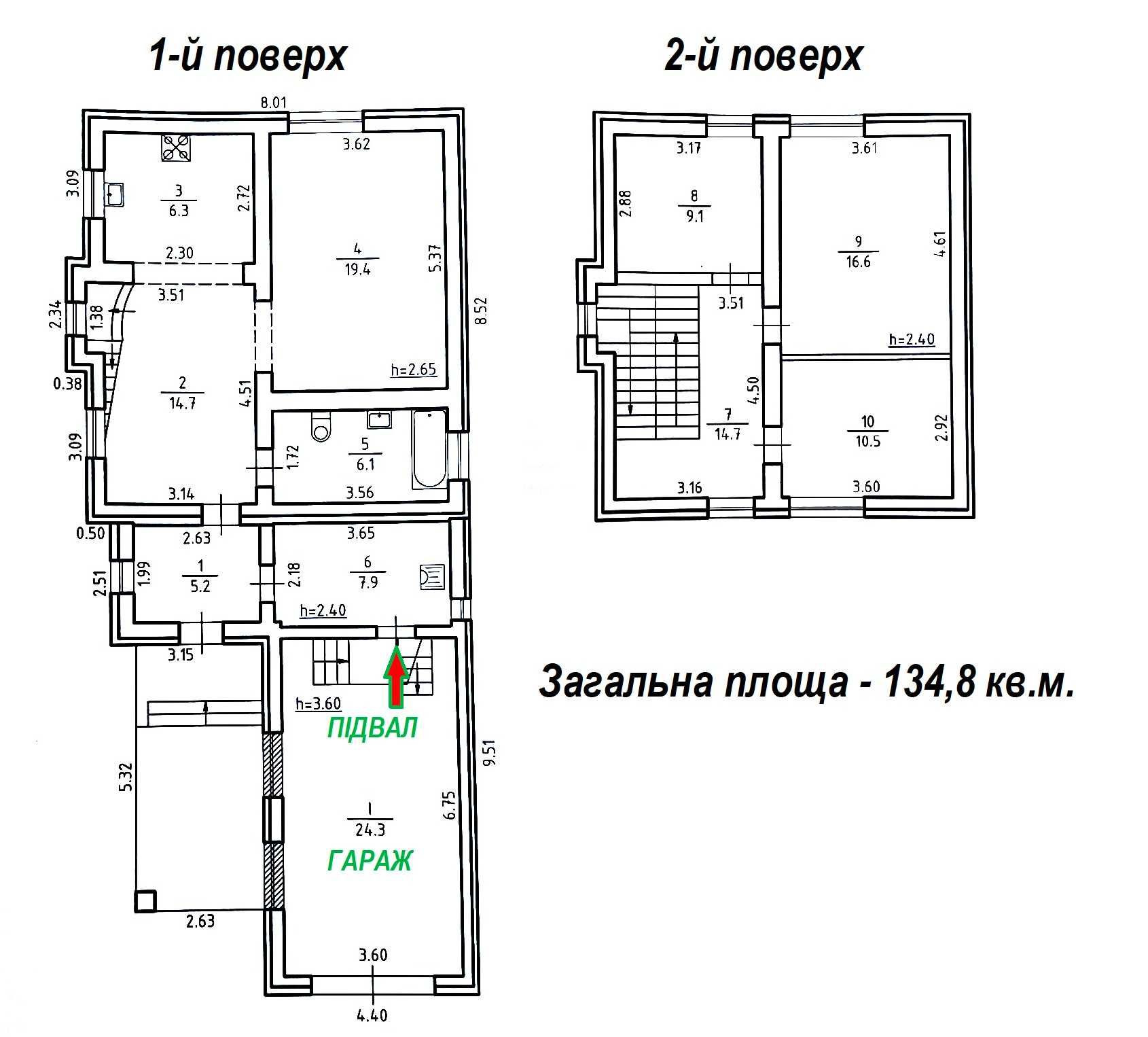 Продам будинок з ремонтом в центральній частині міста (розстрочка)