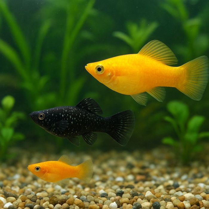 Peixe Molly sortidos