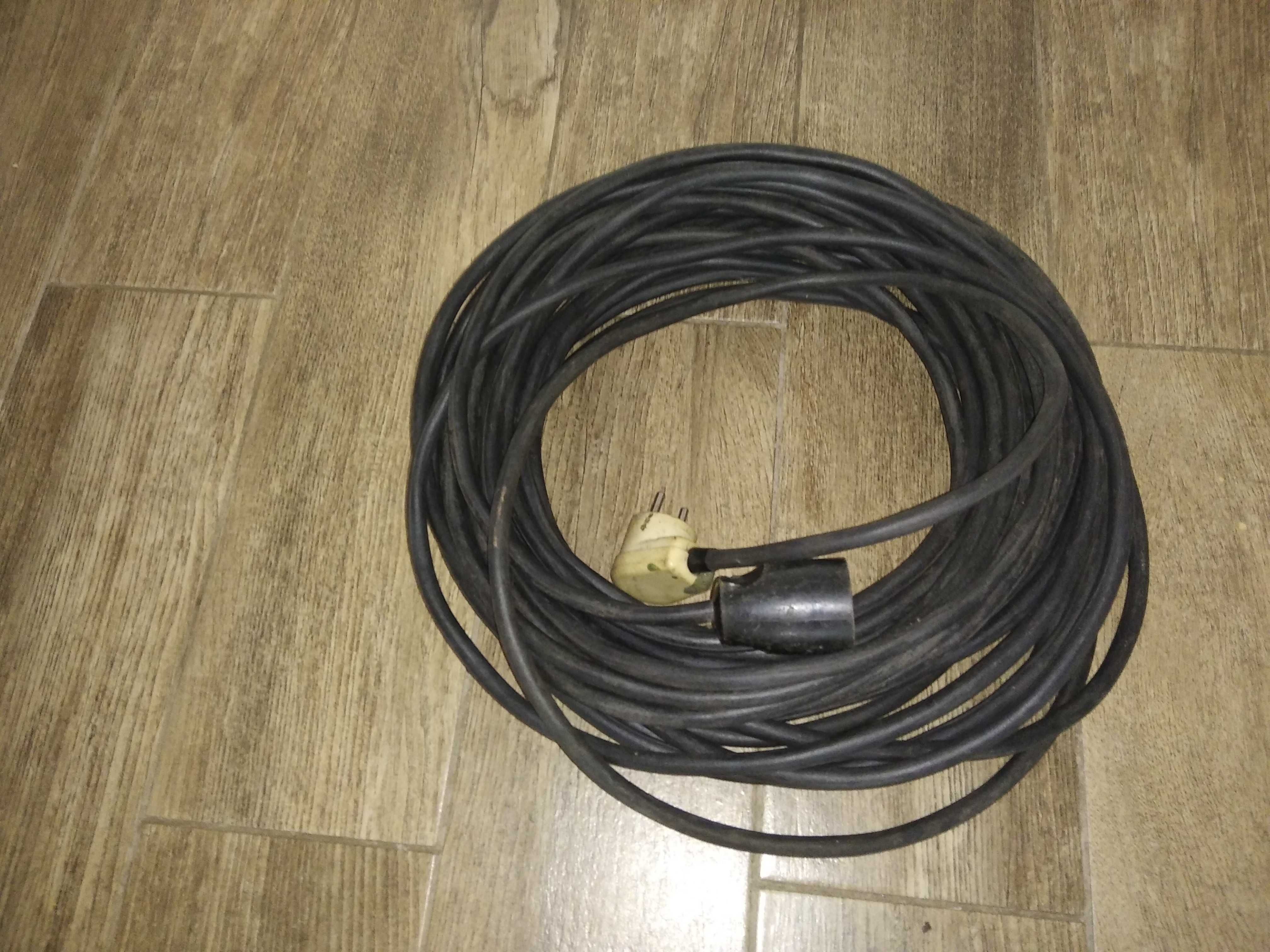 Przedłużacz przedłużka przewód linka guma 23 metr 2x2,5 mm2 elastyczny