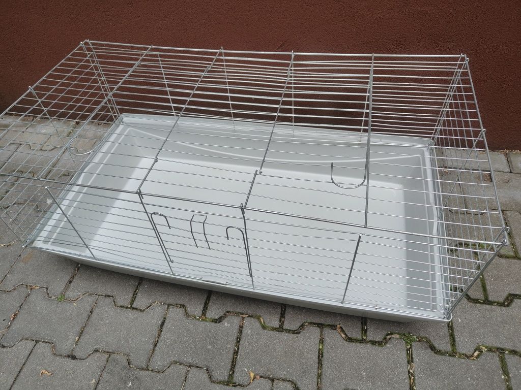 Klatka 100cm dla królika klatka dla świnki morskiej prawie nowa
