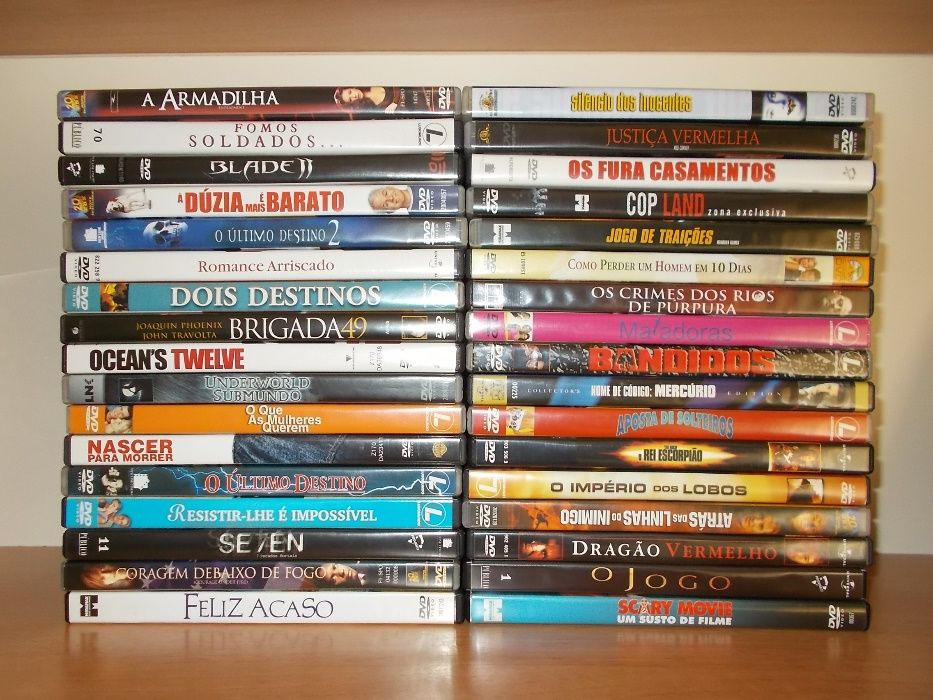 DVDs de Filmes Originais Diversos