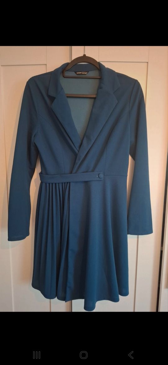 Vestido Azul Executivo
