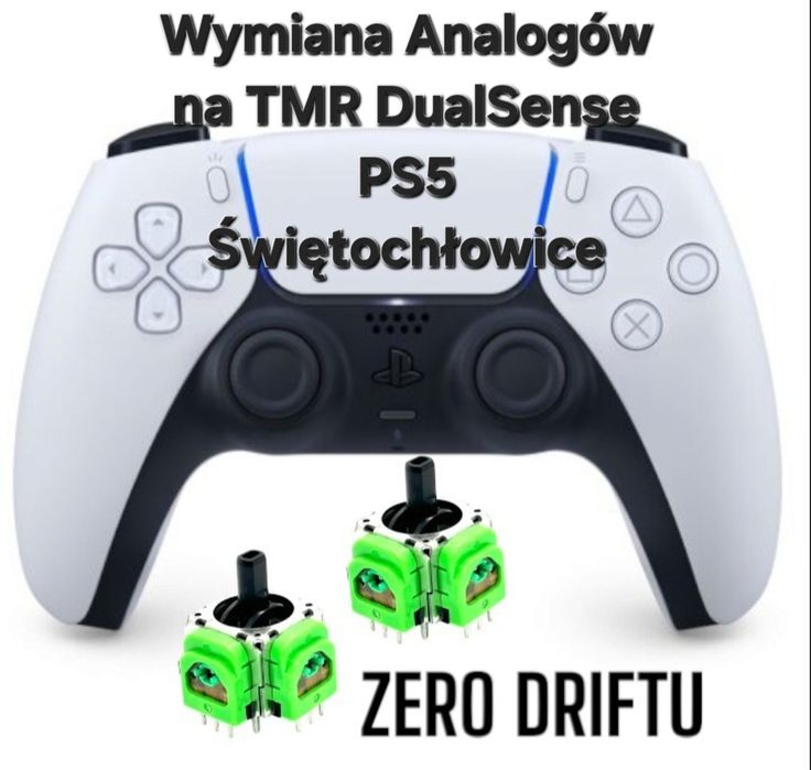 Naprawa wymiana w 1h analogów na TMR 70zł w pad DualSense PS5 XBOX