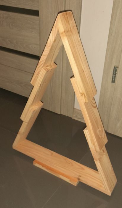 Choinka drewniana dekoracyjna 60cm
