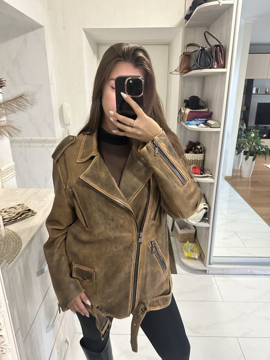 Куртка з натуральної шкіри