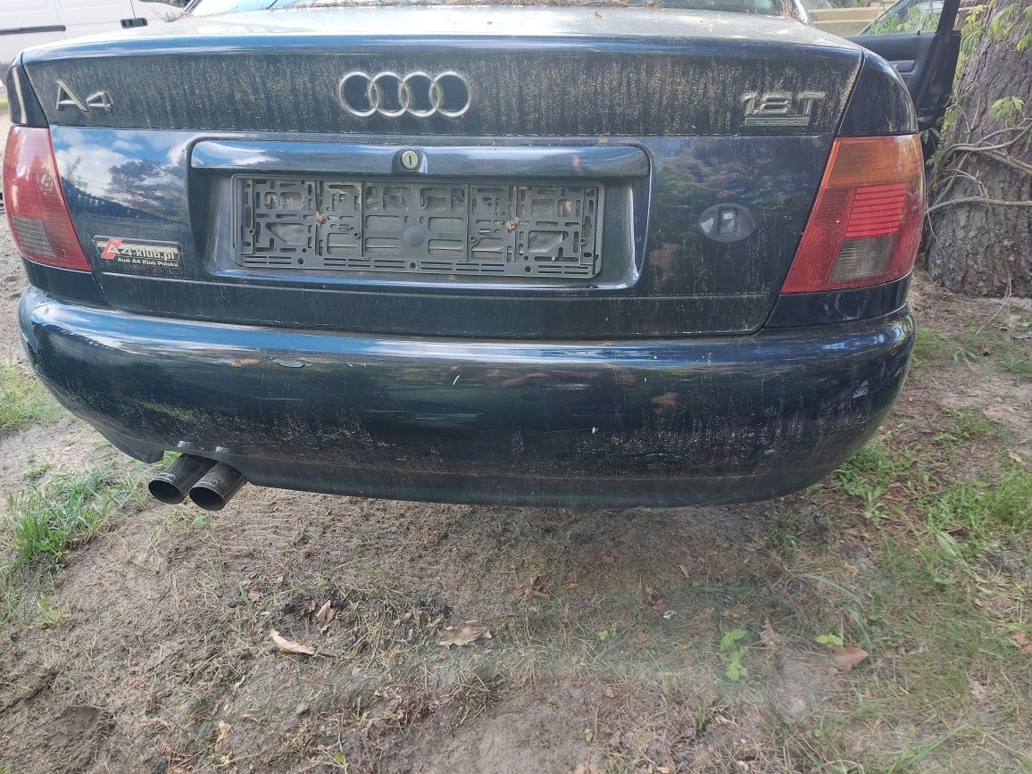 Audi a4 b5 1.9tdi 1.8t zderzak LY7W. Części quattro. Ajm.Błotniki Lz5l
