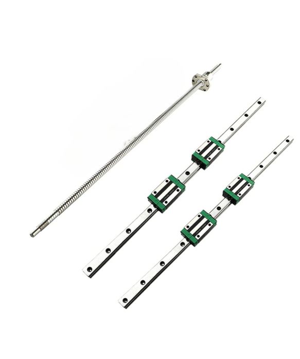 2направляющие HGR20-1700мм ,4 блока,винт RM1605-1,7м ,Гайка RM1605