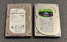 Dyski twarde HDD i SSHD Seagate łącznie 2TB 3,5’ 2  szt.