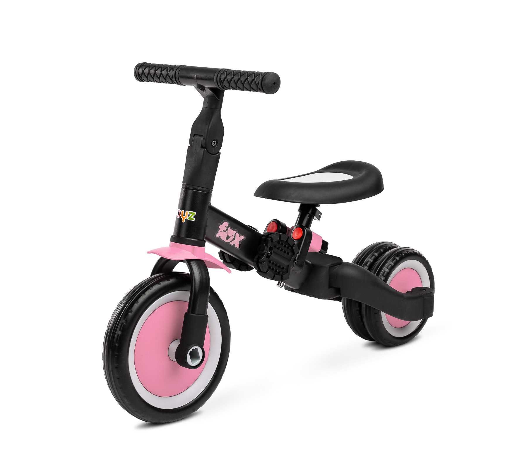Toyz FOX rowerek biegowy 2w1 Różowy