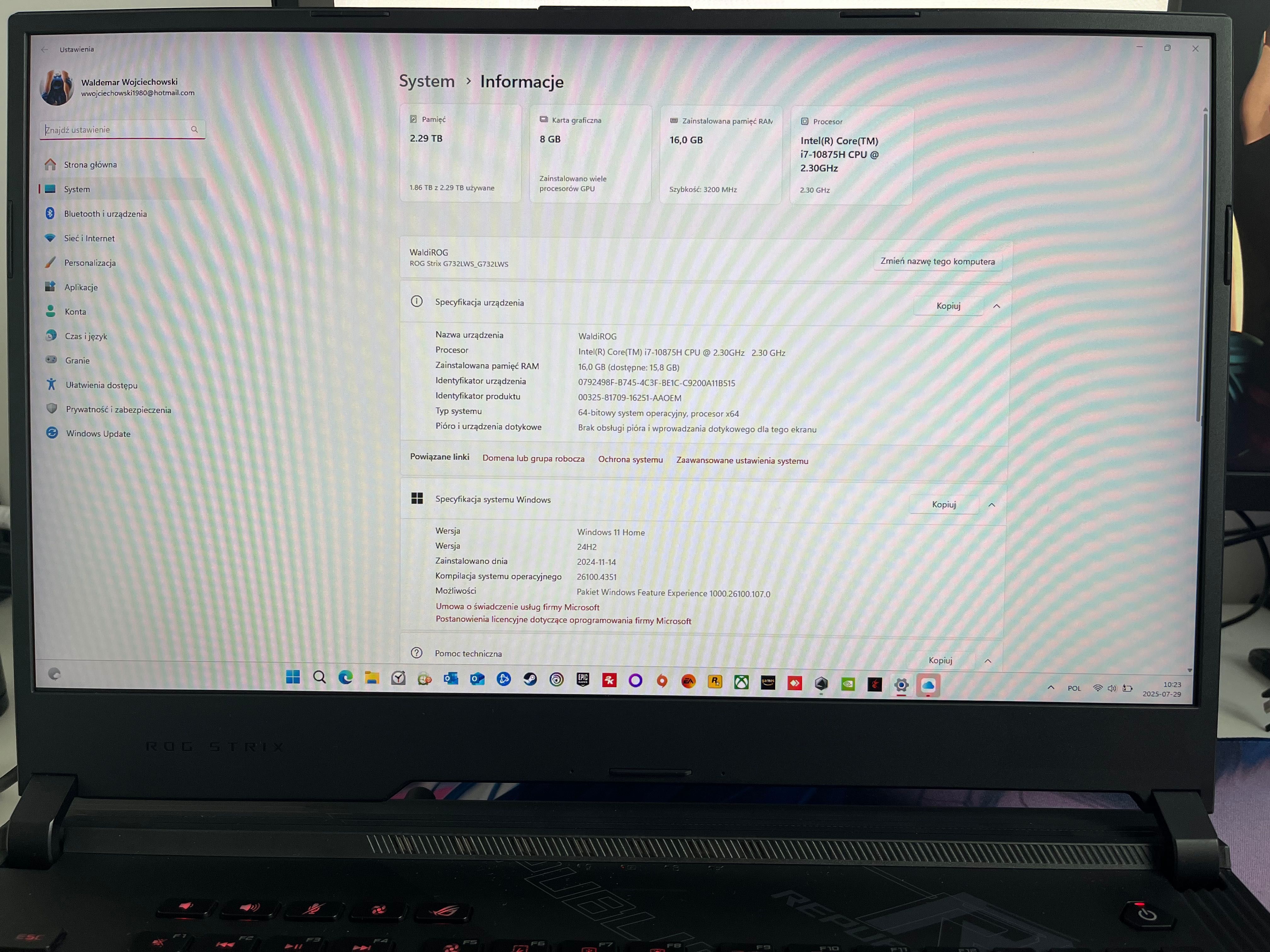 Asus ROG Strix SCAR 17 G732LWS-HG051T