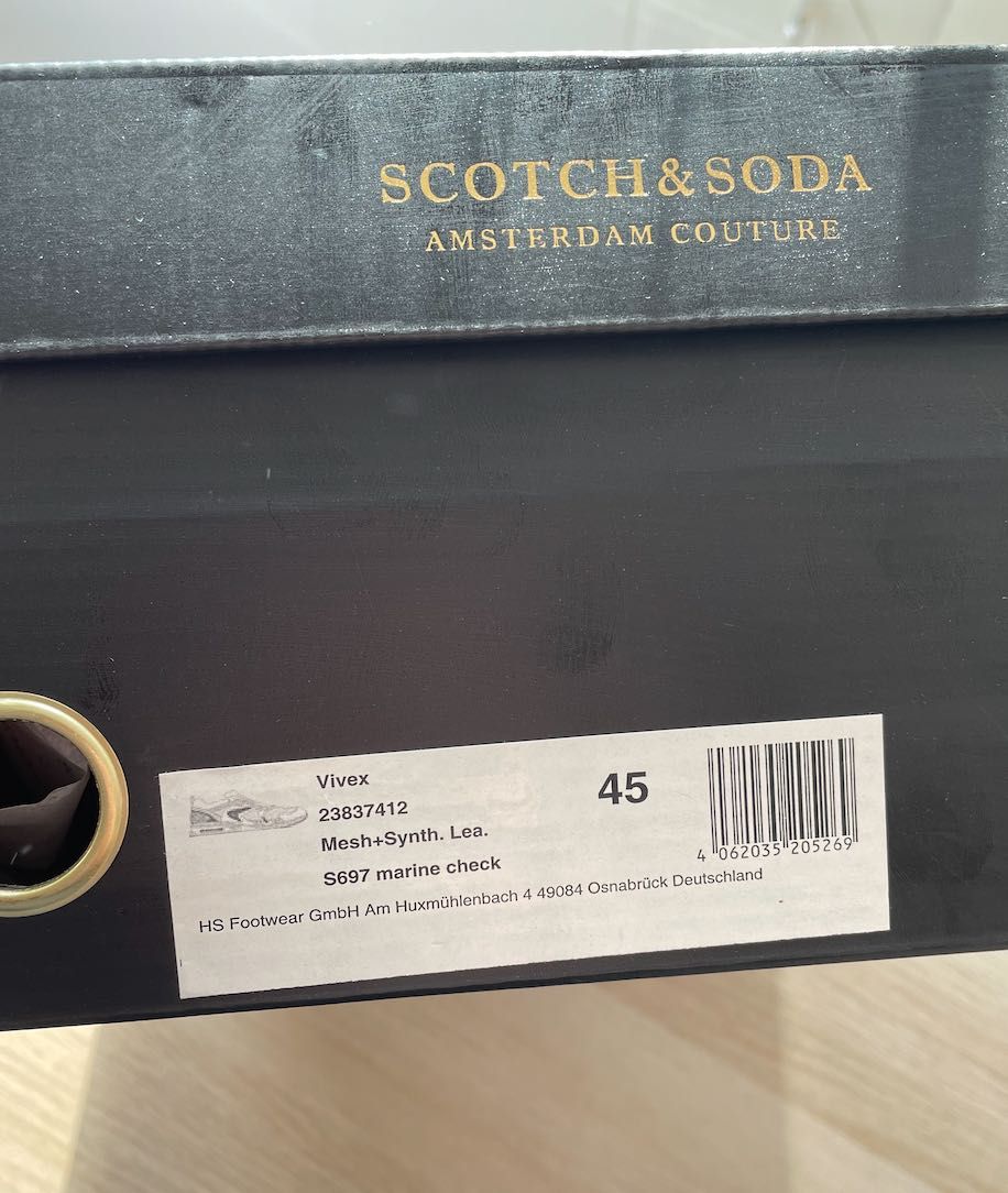 Nowe SCOTCH & SODA buty 45 rozmiar męskie