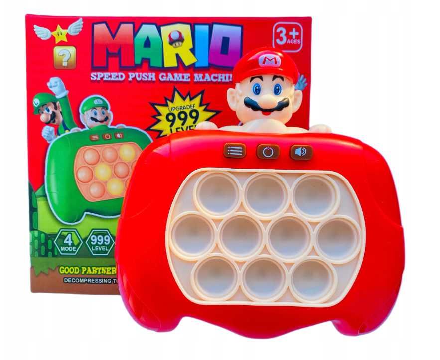 Gra Puzzle Game Super Mario Nowa Popit Pop it Pushin push in