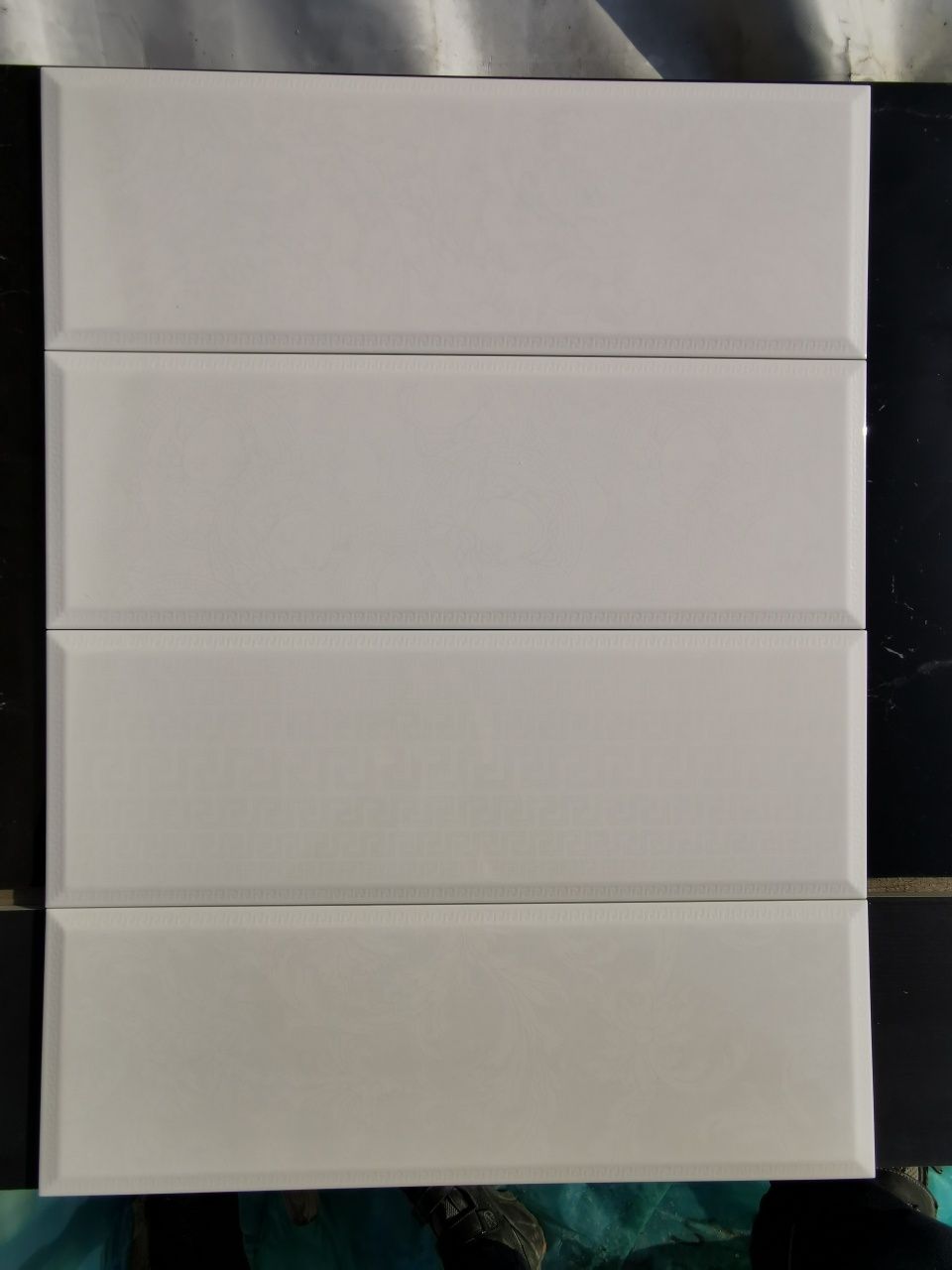VERSACE płytki ceramiczne 20x60 Solid Gold White