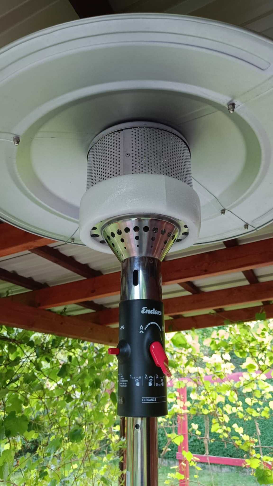 Parasol gazowy Enders Elegance, Promiennik, Ogrzewacz ogrodowy