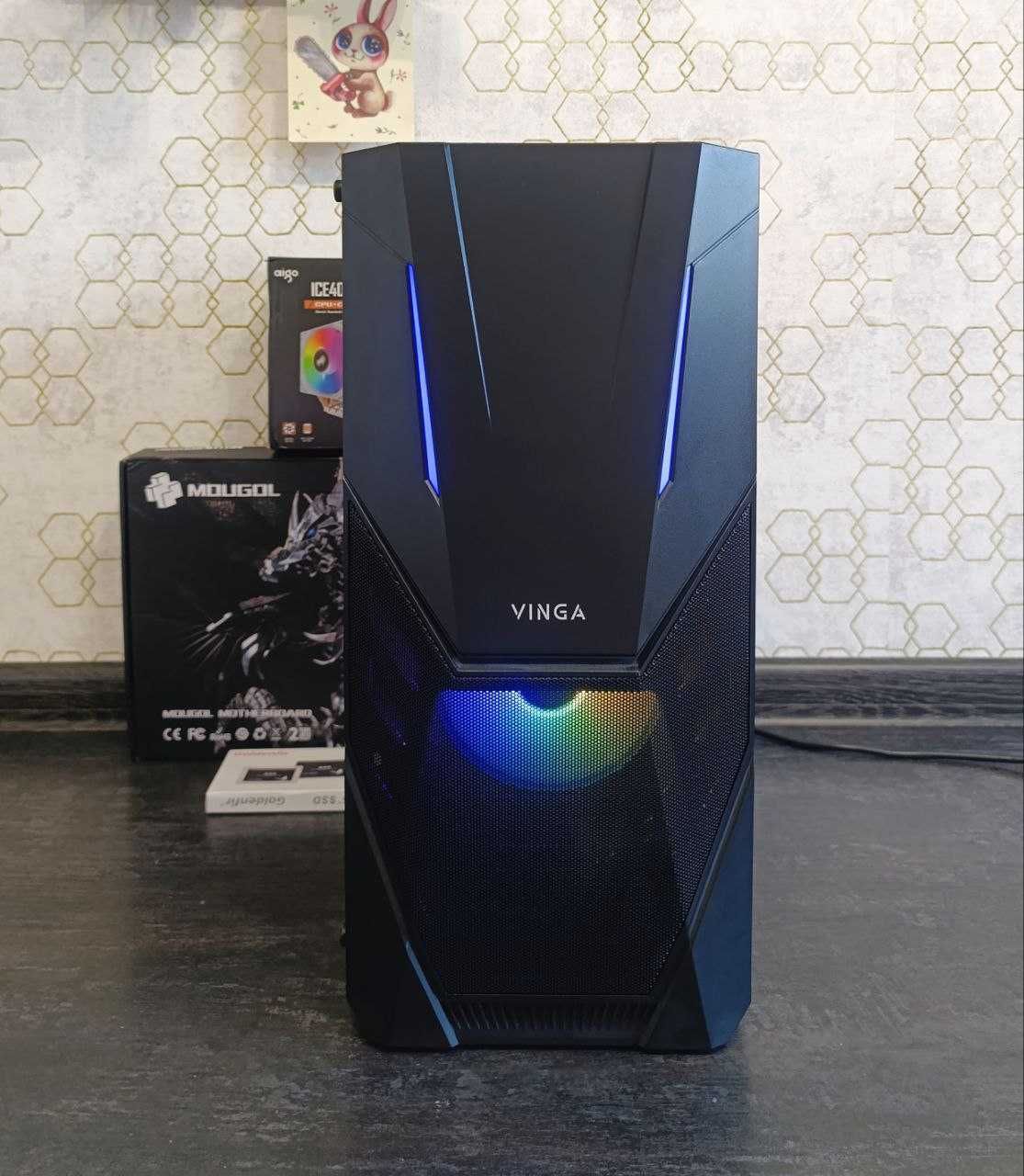 Ігровий ПК 12/24 ядер 16 DDR4 RX 570 8GB E5 2680 V3 x99 Xeon 500-SSD