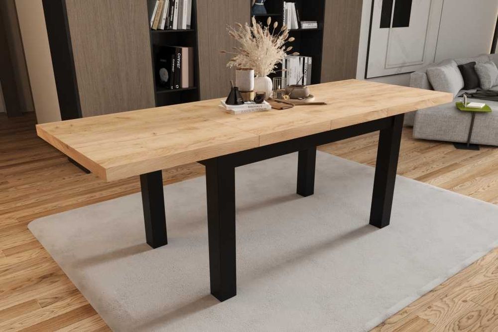 Stół rozkładany MARS 200(300)/100cm dąb Lancelot Craft Wotan Artisan