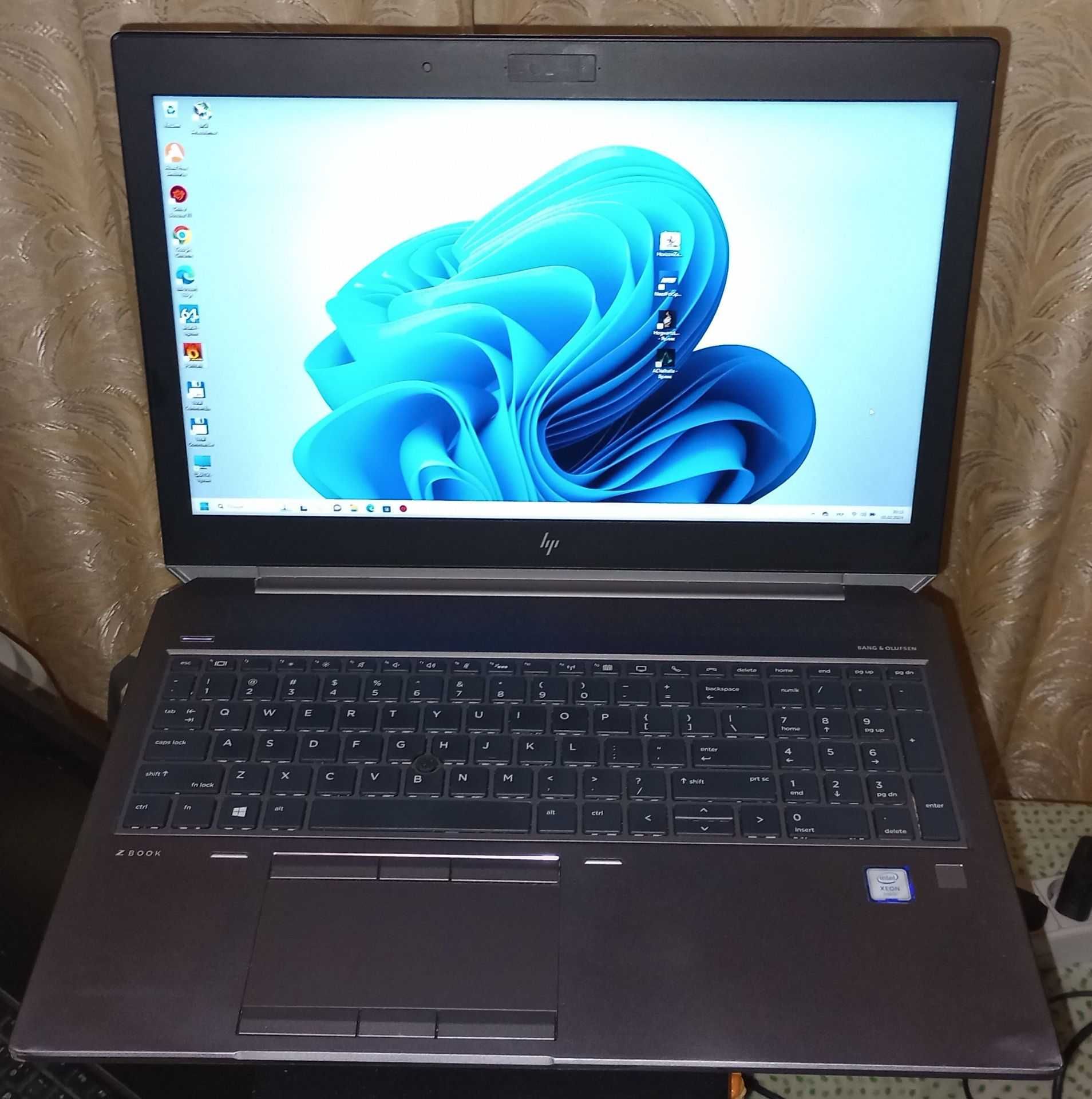 Hp zbook 15 g6/ 8 ядер xeon e-2286m/32gb/256gb ssd/t2000 4gb