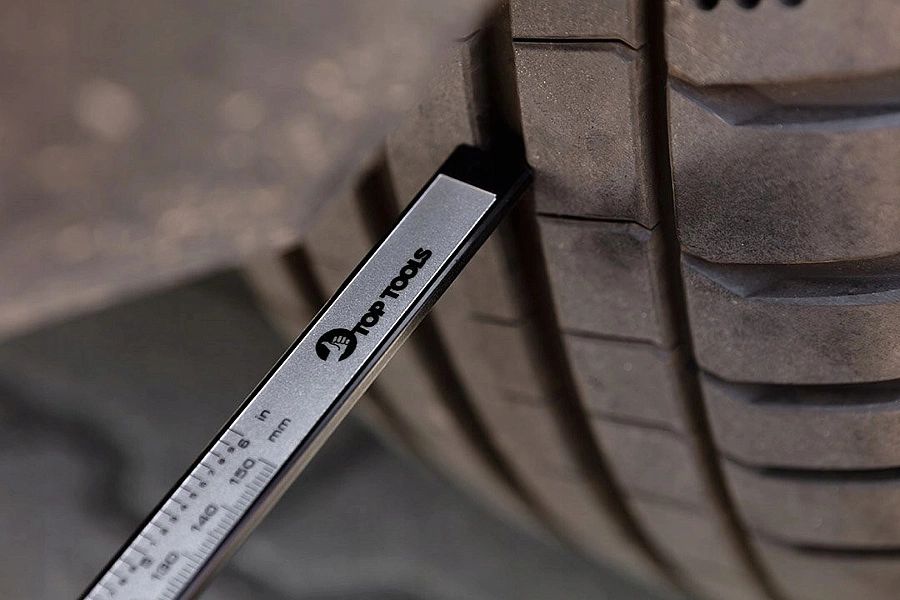 Suwmiarka Cyfrowa 150 Mm, Kompozyt Włókna Węglowego Top Tools 31c621-1