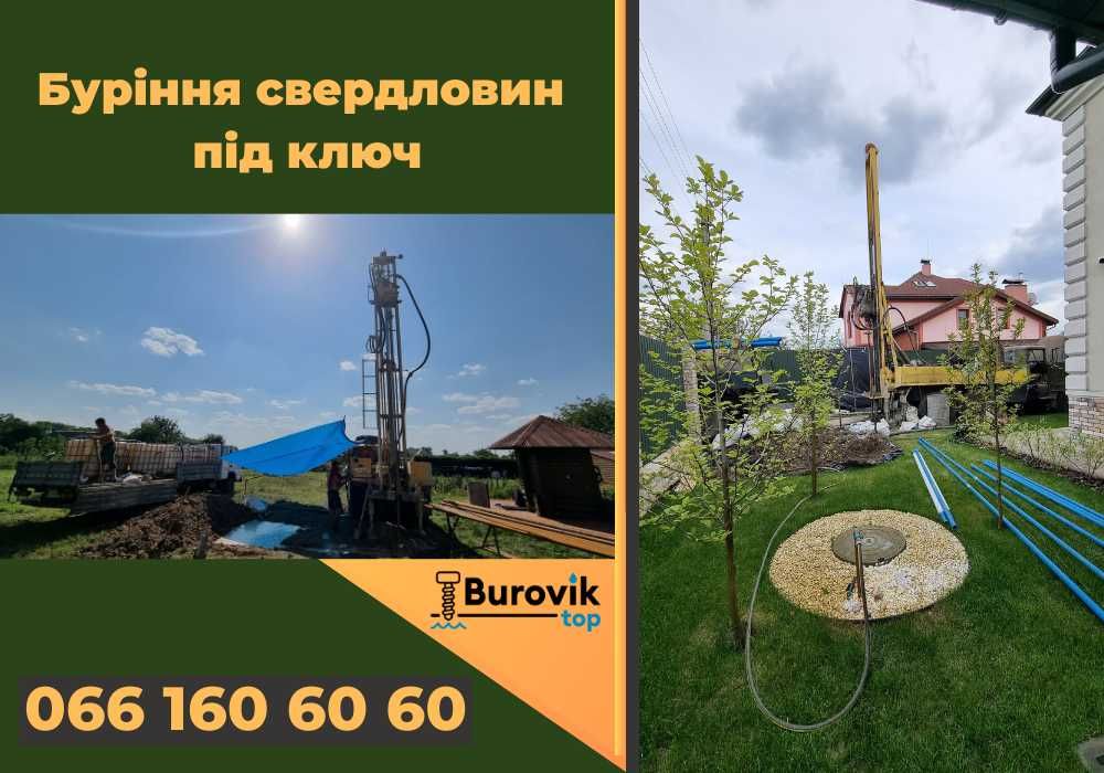 Буріння свердловин. Бурение. Скважина. Своя вода під ключ! Дударків