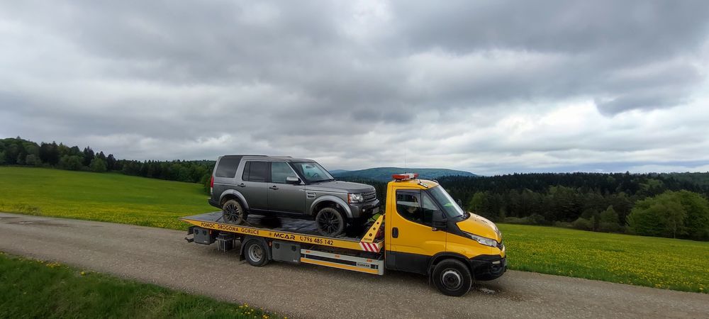 Pomoc drogowa 24h Laweta Gorlice Autolaweta Transport Pojazdów Tir