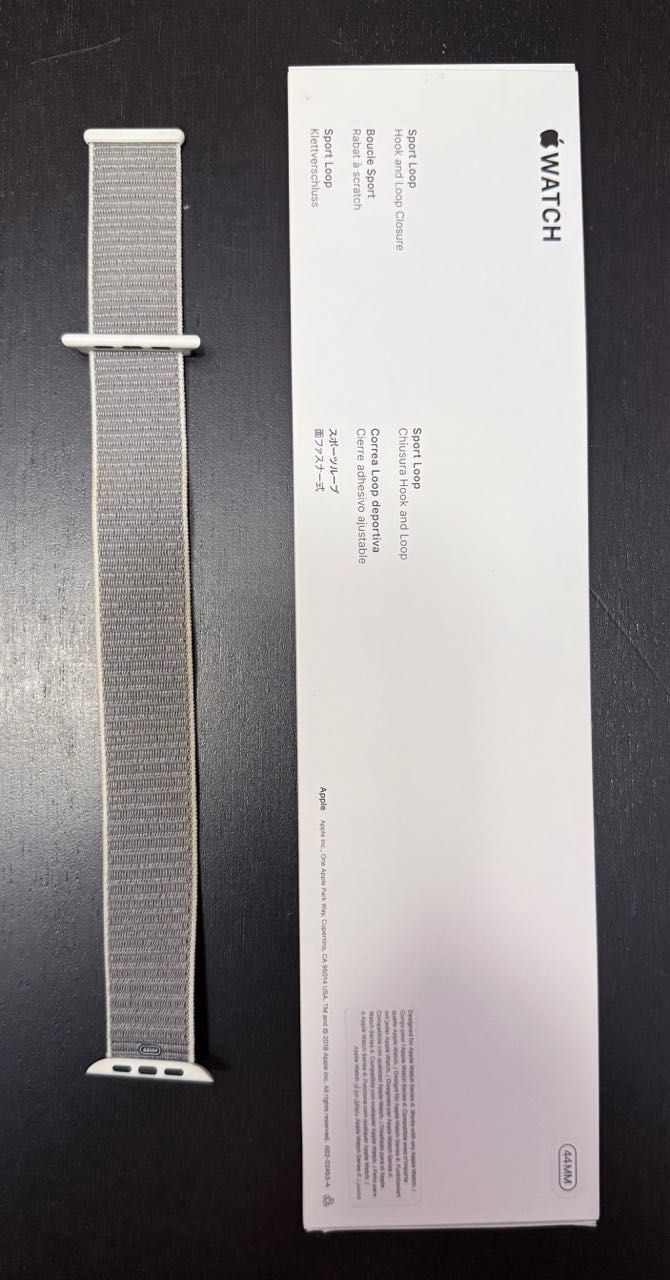 Bracelete Apple Watch Original 42mm - branca velcro