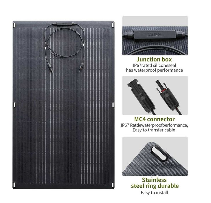 Elastyczny Panel Solarny 100W Allpowers SF100